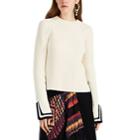 Helmut Lang Women's Cotton-blend Crewneck Sweater - Neutral