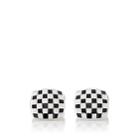 Deakin & Francis Men's Checkerboard Cufflinks-black