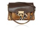 Givenchy Women's Gv3 Leather & Python Shoulder Bag
