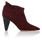 Derek Lam Women's Saskia Suede Ankle Boots-burgundy
