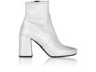 Prada Women's Metallic Leather Ankle Boots