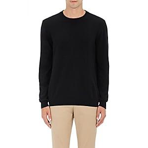 Barneys New York Men's Cashmere Crewneck Sweater-black