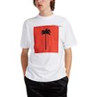 Palm Angels Men's Palm-tree Cotton T-shirt - White