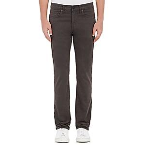 J Brand Men's Kane Stretch-cotton Moleskin Straight Jeans-gray