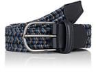 Barneys New York Men's Braided Leather Belt
