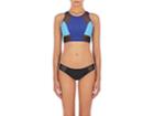 Chromat Women's Microfiber & Mesh Sporty Bikini Top