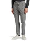 Eleventy Men's Worsted Wool Drawstring Trousers - Gray