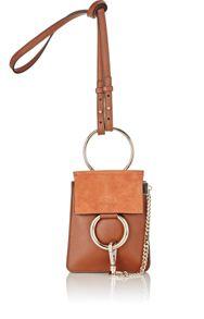 Chlo Faye Mini Bracelet Bag-nude