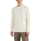 Neil Barrett Men's Cable-knit Wool Sweater - Cream