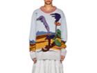 Calvin Klein 205w39nyc Women's Jacquard-knit Wool Sweater