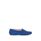 Tod's Women's Python-stamped Leather Penny Drivers - Blue