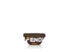 Fendi Women's Logo Coated Canvas Belt Bag