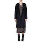 Isabel Marant Women's Fanki Wool-cashmere Collarless Coat-blue
