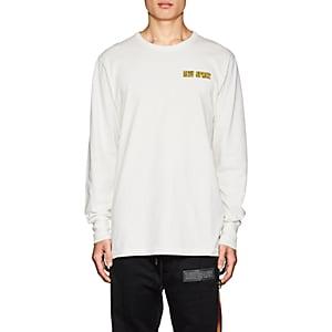Off-white C/o Art Dad Men's New Space Cotton Jersey T-shirt-white