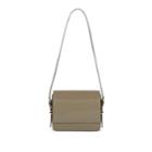 Burberry Women's Horseferry Small Leather Shoulder Bag - Gray
