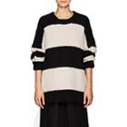 Amiri Women's Striped Sweater-black