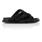 Proenza Schouler Women's Padded Satin Slide Sandals-black