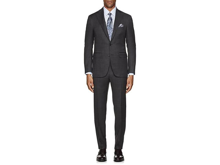 Canali Men's Neat Wool Two-button Suit