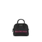 Balenciaga Women's Ville Extra-extra-small Leather Bowling Bag - Black