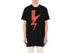 Neil Barrett Men's Lightning Bolt Cotton Oversized T-shirt