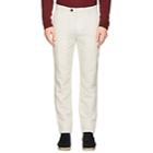Brunello Cucinelli Men's Linen-cotton Classic Leisure Trousers-white