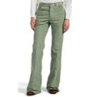 Gucci Men's Cotton Corduroy Flared Trousers - Lt. Green