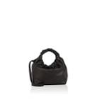 The Row Women's Double-circle Small Leather Bag-black