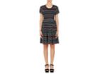 Marc Jacobs Women's Scallop-stripe Fit & Flare Dress