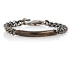 Giles And Brother Men's Id Chain Bracelet-silver
