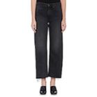 Simon Miller Women's W006 Wide-leg Jeans-black