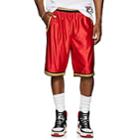 Fila Men's Fluid Twill Basketball Shorts-red