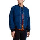 Ps By Paul Smith Men's Cotton Twill Bomber Jacket - Blue