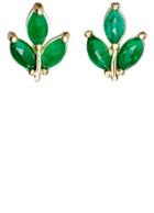 Finn Women's Leaf Stud Earrings