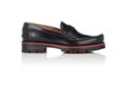 Christian Louboutin Men's Habsbour Tibour Flat Spazzolato Leather Penny Loafers