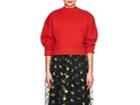 3.1 Phillip Lim Women's Zigzag-knit Silk-blend Crop Swearer