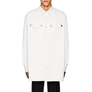 Calvin Klein 205w39nyc Men's Denim Oversized Shirt - White