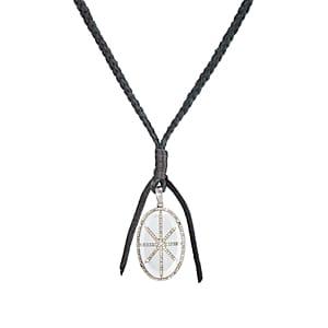 Feathered Soul Women's Star Pendant Necklace - Black