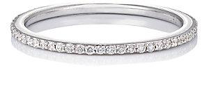 Raphaele Canot Women's White Gold Skinny Deco Eternity Ring