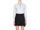 Thom Browne Women's Striped Cotton Oxford Cloth Button-down Shirt