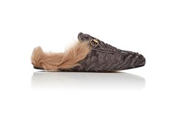 Gucci Women's Princetown Fur Slippers