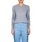 The Row Women's Minco Cashmere-silk Crewneck Sweater-pale Blue Mel