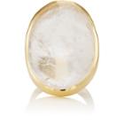 Tohum Design Women's Oval Crystal Ring-gold