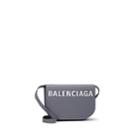 Balenciaga Women's Ville Day Small Leather Crossbody Bag - Gray