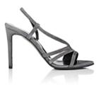 Barneys New York Women's Suede Slingback Sandals-gray