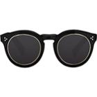 Illesteva Women's Leonard Ii Ring Sunglasses-black