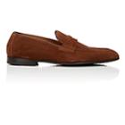 Doucal's Men's Suede Penny Loafers-brown