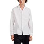 Officine Gnrale Men's Cotton-linen Camp-collar Shirt - White