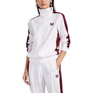 Needles Women's Striped Jersey Track Jacket - White