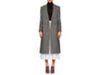 Derek Lam Women's Houndstooth Tweedy Wool-blend Long Coat