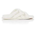 Proenza Schouler Women's Padded Leather Slide Sandals-white